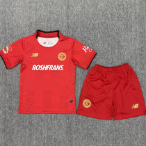 25-26 Toluca Home Kids Soccer Jersey 1:1 Thai Quality