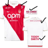 25-26 Monaco Home Player Version Soccer Jersey