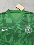 25-26 Sporting Lisbon Green Fans Soccer Jersey 1:1 Thai Quality