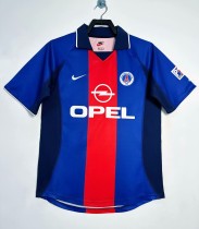 2000-2001 PSG Paris Home Retro Soccer Jersey