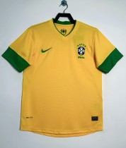 2012-2013 Brazil Home Retro Soccer Jersey
