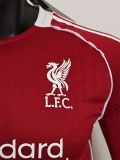 25-26 LIV Home Long Sleeve Player Version Soccer Jersey