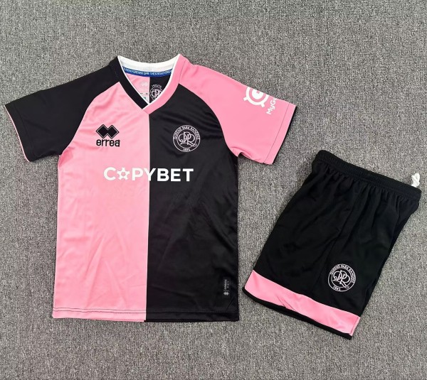 25-26 Queen's Park Away Kids Soccer Jersey 1:1 Thai Quality