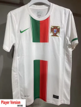 2010 Portugal Away Player Version Retro Soccer Jersey 1:1 Thai Quality*球员