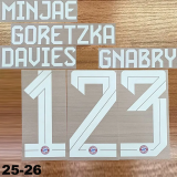 25-26 Bayern Home Kids Player Version Soccer Jersey (球员童装)