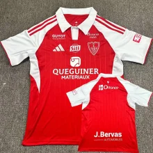 25-26 Stade Brestois Home Fans Soccer Jersey
