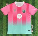 25-26 BAR Pink Green Special Edition Fans Training Shirts