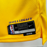 22-23 Lakers AYTON #5 Yellow Top Quality Hot Pressing NBA Jersey(圆领)