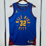 22-23 Nuggets GORDON #32 Blue Top Quality Hot Pressing NBA Jersey (Trapeze Edition) 飞人版