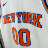 22-23 KNICKS CLARKSON #00 White Top Quality Hot Pressing NBA Jersey