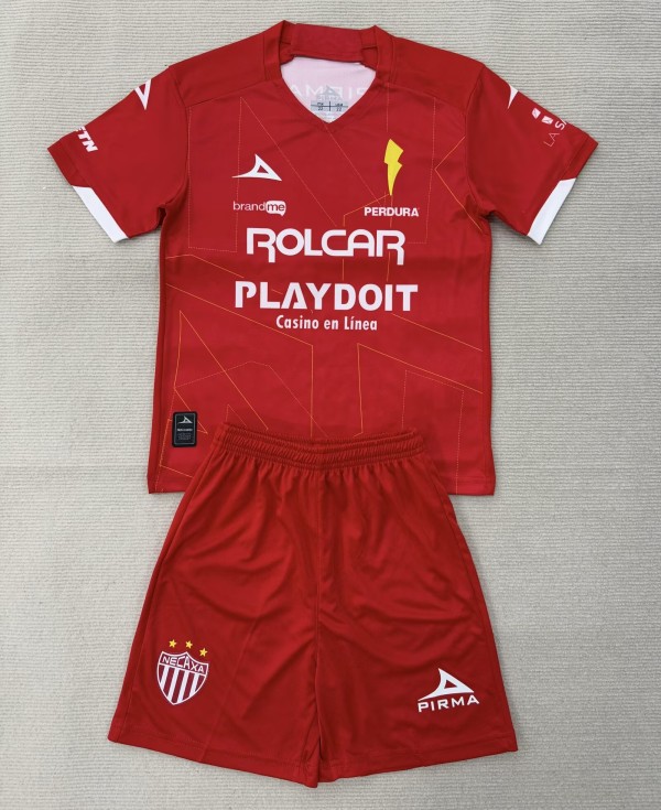 25-26 Necaxa Away Kids Soccer Jersey