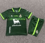 25-26 Racing de Santander Away Kids Soccer Jersey
