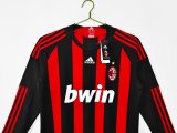 2008-2009 ACM Home Long Sleeve Retro Soccer Jersey