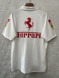 2025 F1 Ferrari New Pattern White Short Sleeve Racing Suit