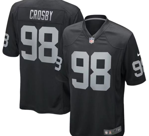 2025 NFL Las Vegas Raiders New Pattern Jersey