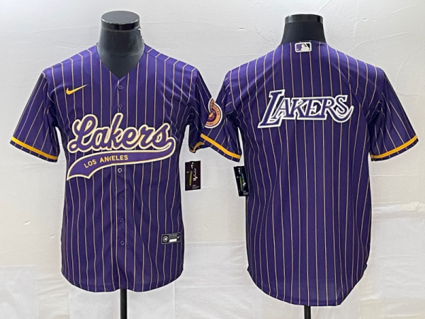 2025 MLB Los Angeles Lakers New Pattern Jersey