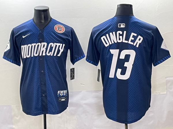 2025 MLB Detroit Tigers New Pattern Jersey