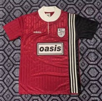 1996 AD Oasis Joint Edition Red Retro Version Polo Short Sleeve