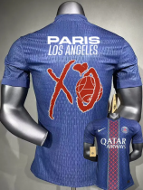 25-26 PSG Home Print Paris Los Angeles XO Player Version Soccer Jersey (球员) 25-26 PSG Home Print Paris Los Angeles XO Player Version Soccer Jersey (球员)