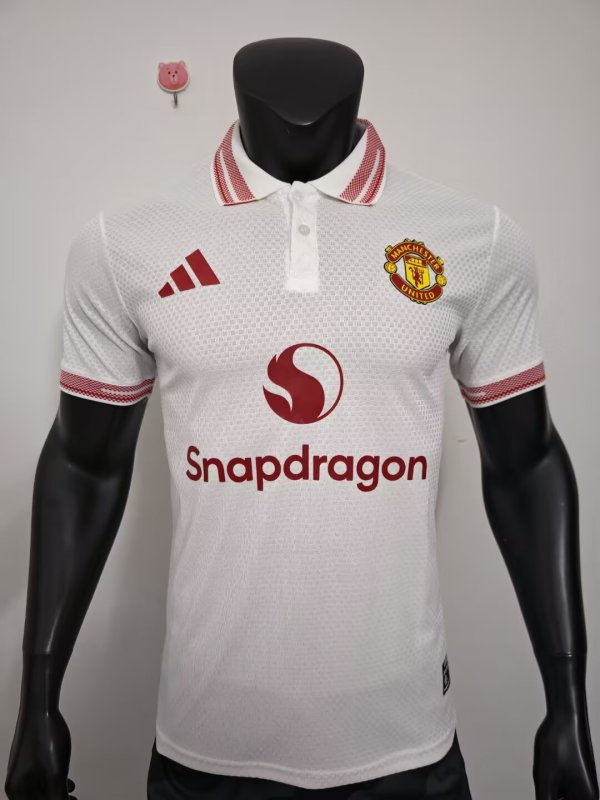 25-26 Man Utd White Special Edition Player Version Training shirts