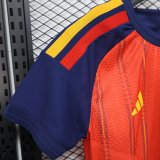 2026 World Cup Spain Home Women Player Version Soccer Jersey (女)