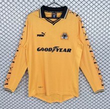 1998-1999 Wolves Home Long Sleeve Retro Soccer Jersey
