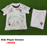 25-26 Portugal Away Kids Player Version Soccer Jersey