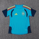 2026 Spain Blue High Quality Player Version Training Short Suit (球员套装)
