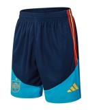 2026 Spain Blue High Quality Player Version Training Short Suit (球员套装)