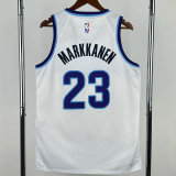 25-26 JAZZ MARKKANEN #23 White Top Quality Hot Pressing NBA Jersey