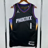 25-26 SUNS BOOKER #1 Black Top Quality Hot Pressing NBA Jersey