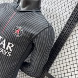 25-26 PSG Fourth Long Sleeve Player Version Soccer Jersey*长袖球员
