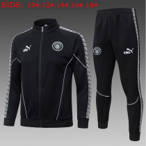 25-26 Man City High Quality Kids Jacket Tracksuit 25-26 Man City High Quality Kids Jacket Tracksuit