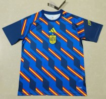 2026 Spain Blue Training shirts 2026 Spain Blue Training shirts
