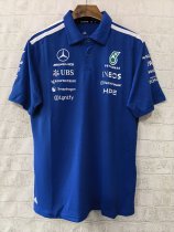 2026 F1 Benz New Pattern Short Sleeve Racing Suit