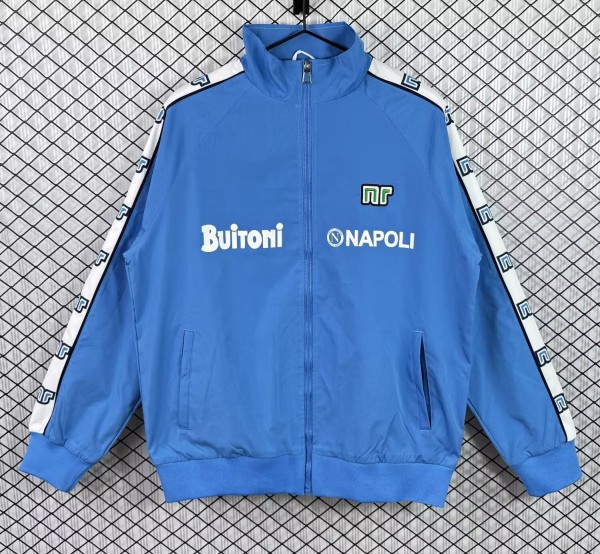 1987-1988 Napoli Blue Retro Windbreaker