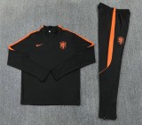 26-27 NetherIands High Quality Half Pull Tracksuit
