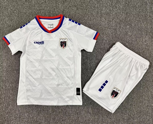 2026 Cape Verde Away Kids Soccer Jersey