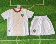 2026 World Cup Morocco Away Kids Soccer Jersey