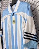 2004-2006 Argentina White Blue Hip-Hop Version Retro Soccer Jersey
