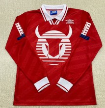 1995-1996 Necaxa Home Long Sleeve Retro Soccer Jersey