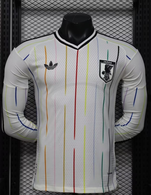 2026 World Cup Japan Away Long Sleeve Player Version Soccer Jersey*长袖球员