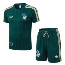 26-27 Italy Green High Quality Player Version Training Short Suit (球员套装) 26-27 Italy Green High Quality Player Version Training Short Suit (球员套装)