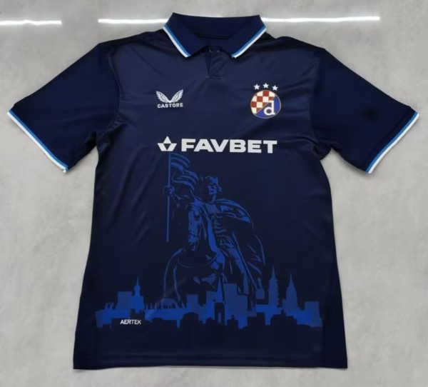 26-27 Dinamo Zagreb Leaked Edition Fourth Fans Soccer Jersey