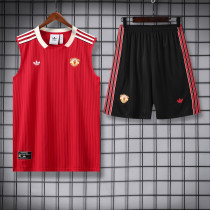 26-27 Man Utd High Quality Tank Top And Shorts Suit 26-27 Man Utd High Quality Tank Top And Shorts Suit