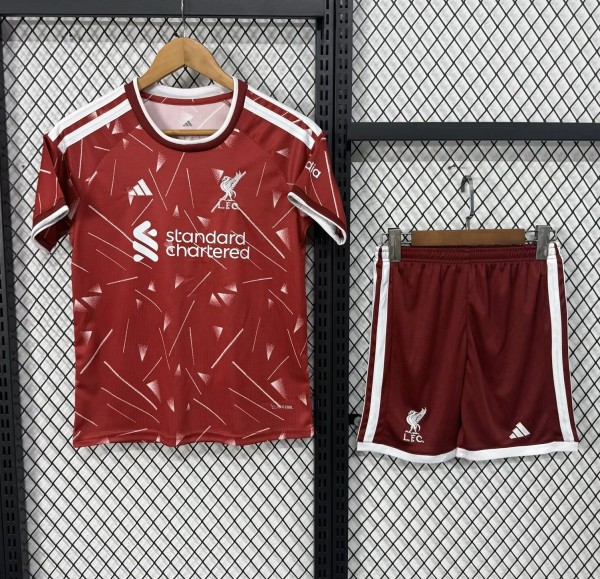 26-27 LIV Home Leaked Edition Kids Soccer Jersey
