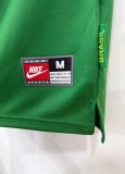 1998 Brazil Green Retro Soccer Jersey