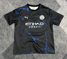 26-27 Man City Blue Short sleeves Loose And Thickened Hoody
