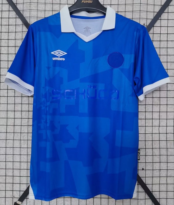 26-27 Bielefeld Blue 100th Anniversary Fans Soccer Jersey