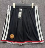 26-27 Man Utd Home Black Shorts Pants